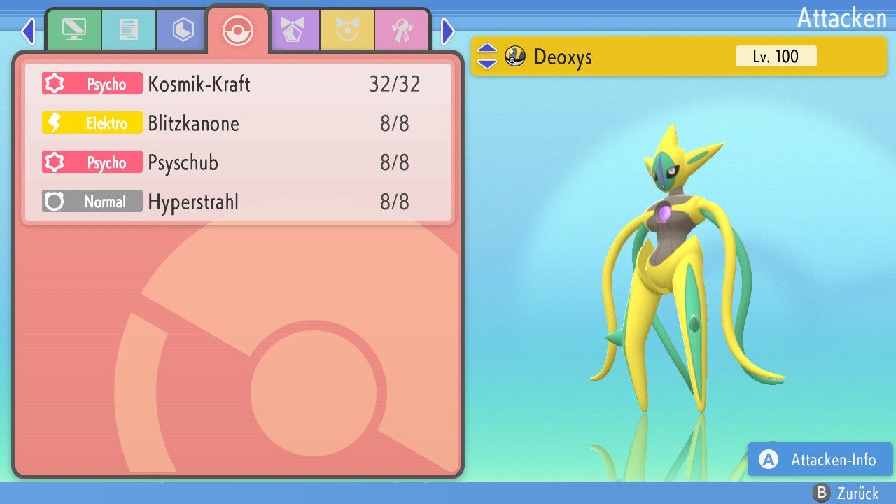 #386 Deoxys Angriffsform BDSP