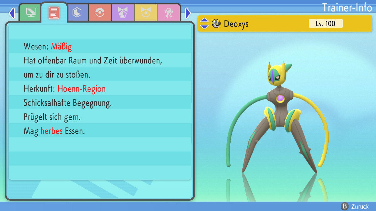 #386 Deoxys Initiativeform BDSP
