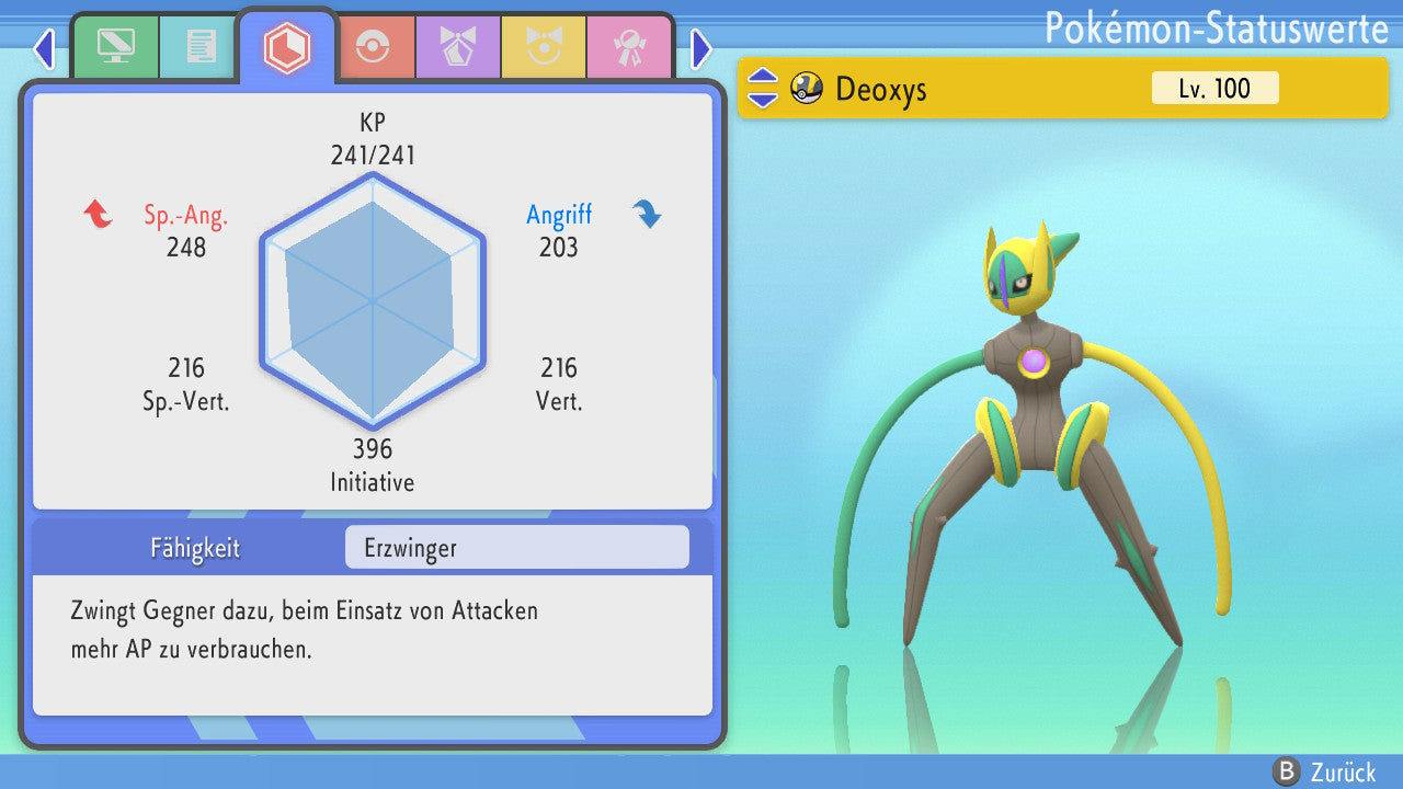 #386 Deoxys Initiativeform BDSP