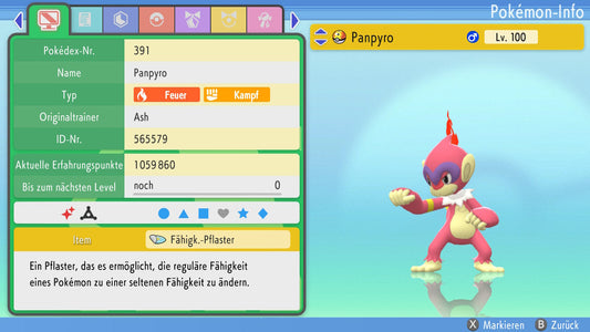 #391 Panpyro BDSP