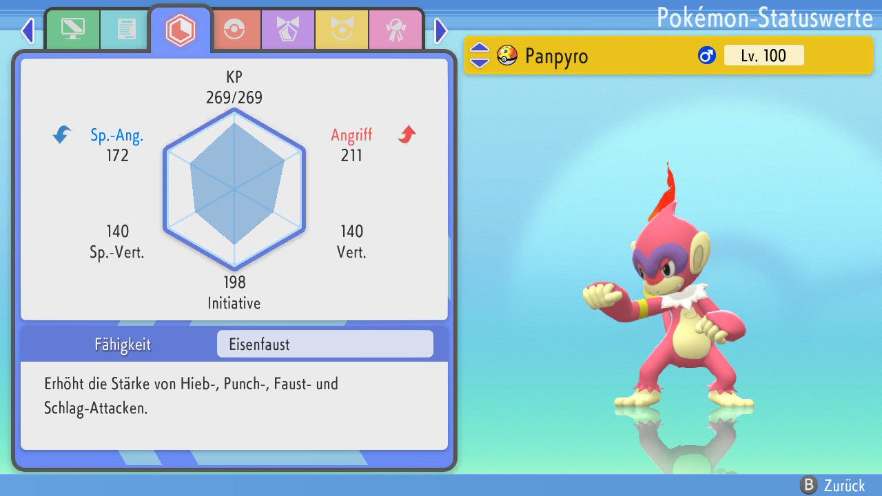 #391 Panpyro BDSP