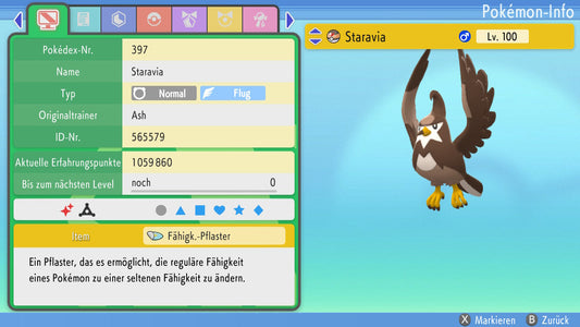 #397 Staravia BDSP