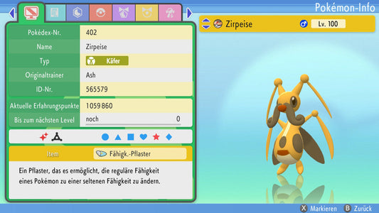 #402 Zirpeise BDSP