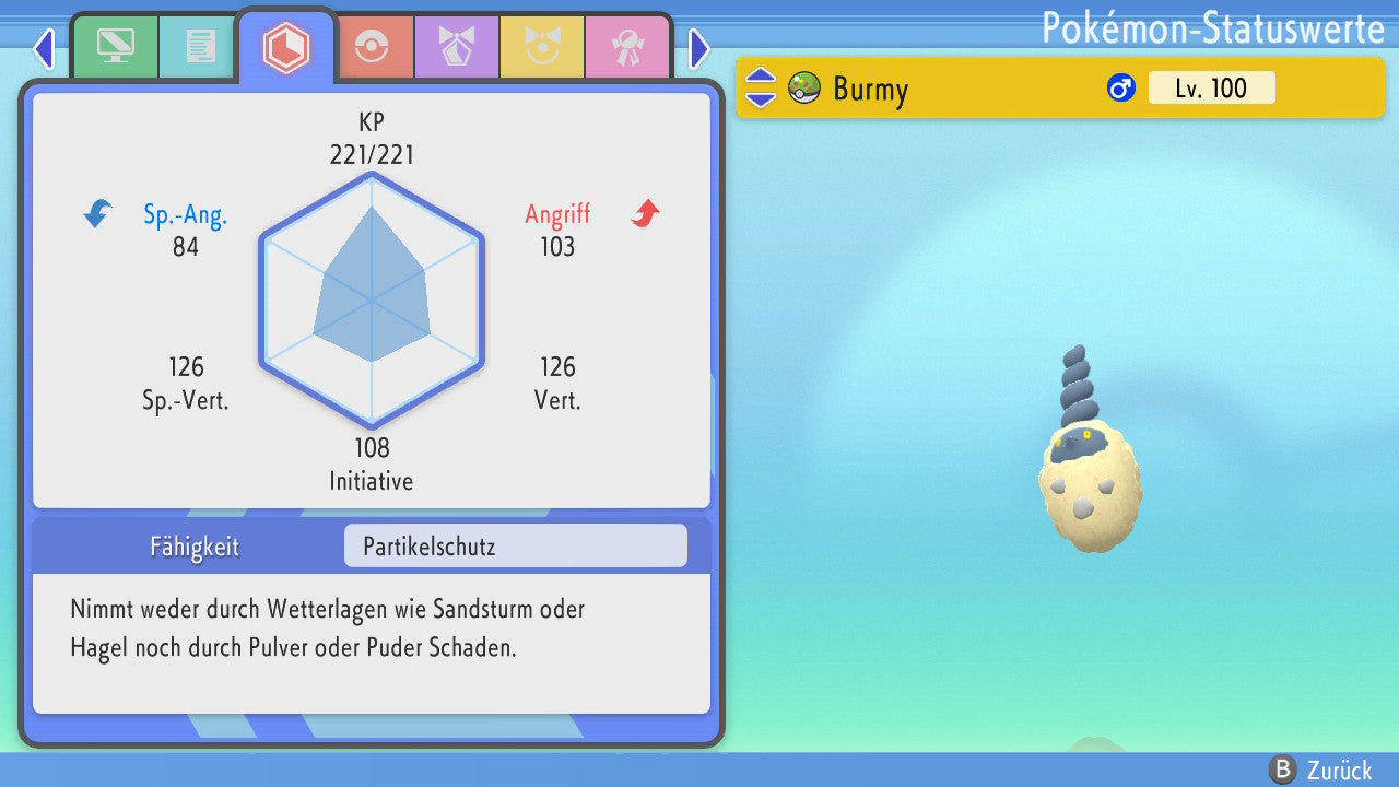 #412 Burmy Sandumhang BDSP