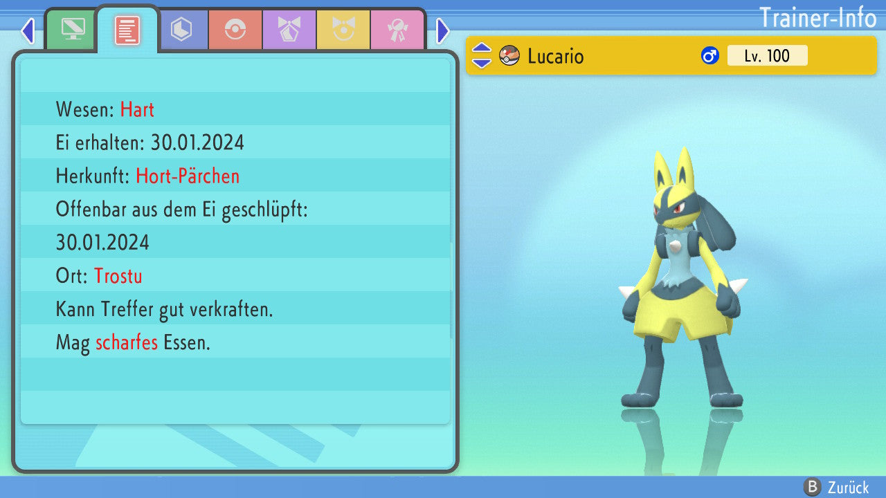 #448 Lucario BDSP