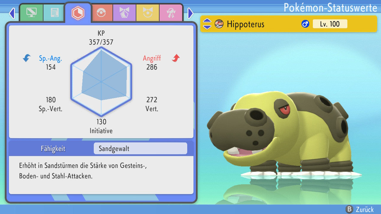 #450 Hippoterus BDSP