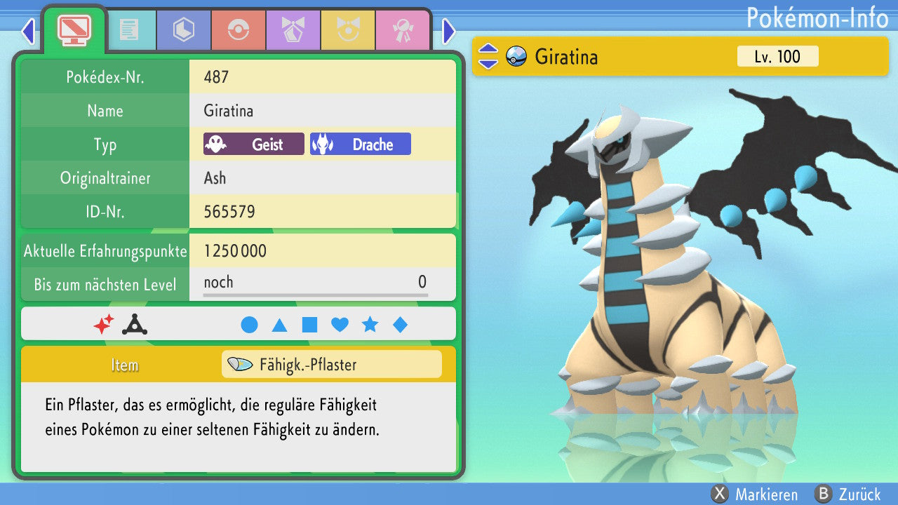 #487 Giratina Wandelform BDSP