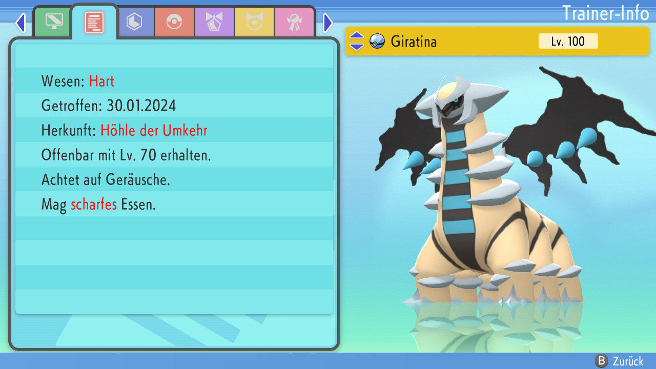 #487 Giratina Wandelform BDSP