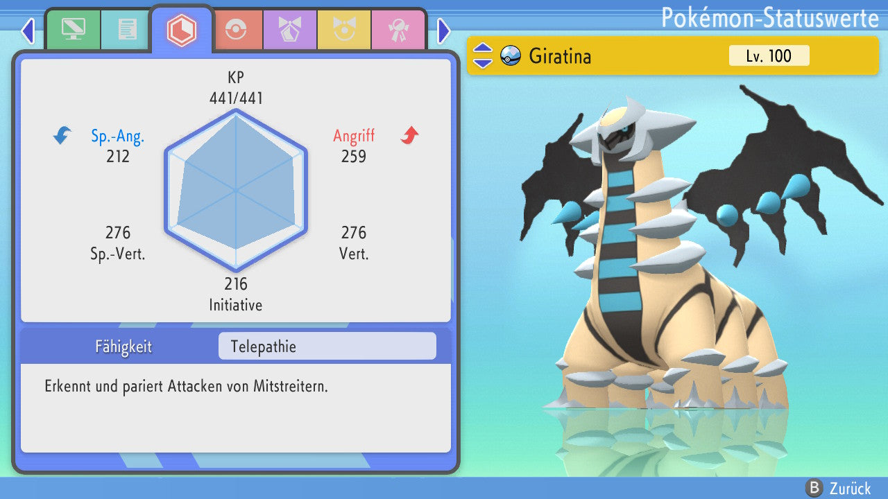 #487 Giratina Wandelform BDSP