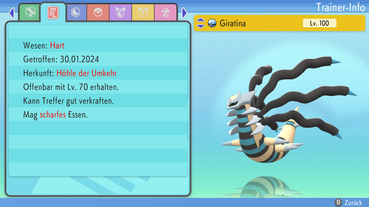 #487 Giratina Urform BDSP