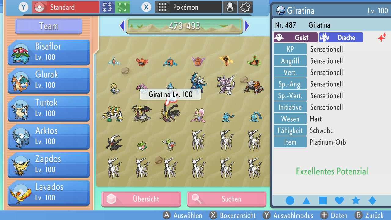 #487 Giratina Urform BDSP
