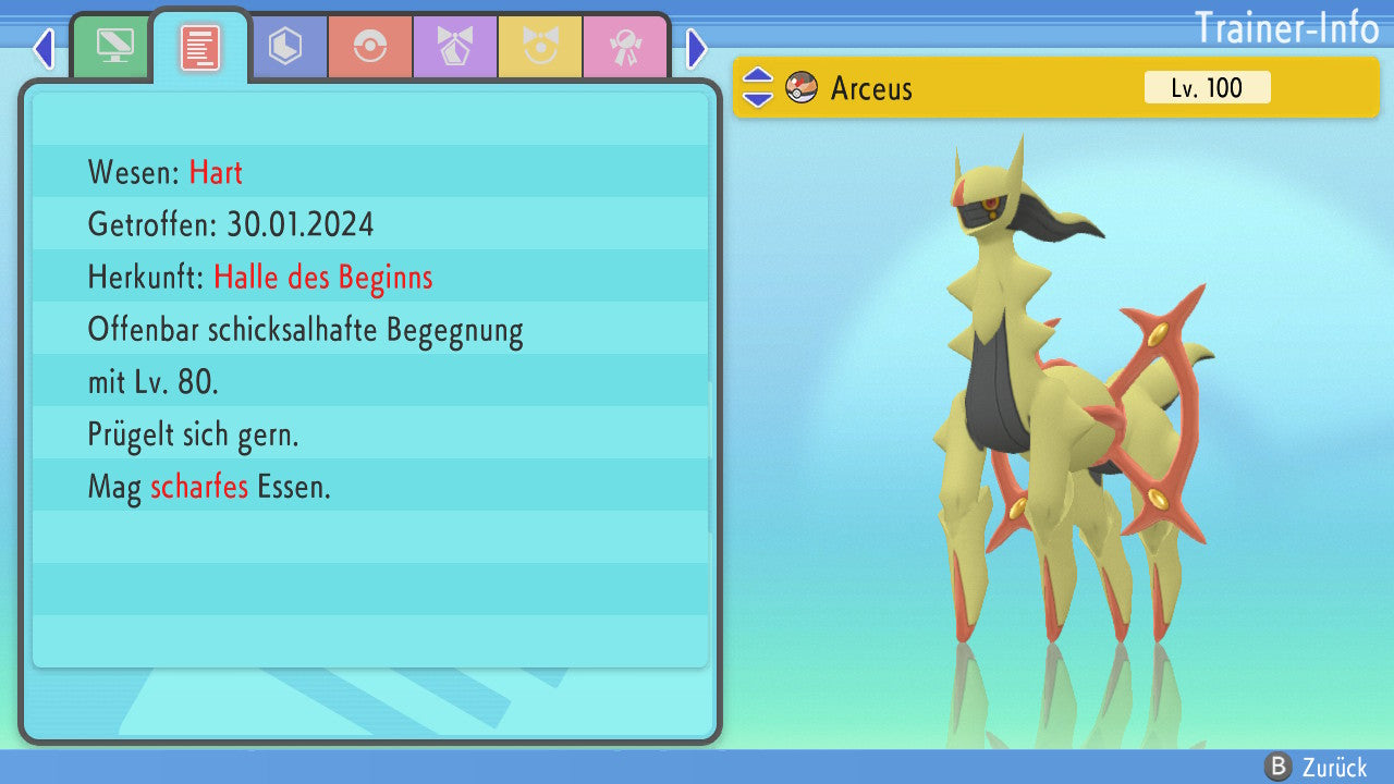 #493 Arceus Kampf BDSP