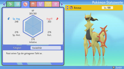 #493 Arceus Kampf BDSP