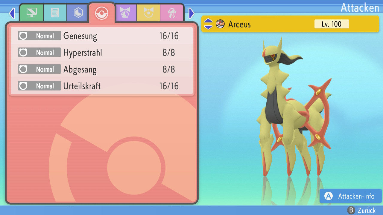 #493 Arceus Kampf BDSP