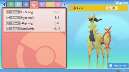 #493 Arceus Kampf BDSP