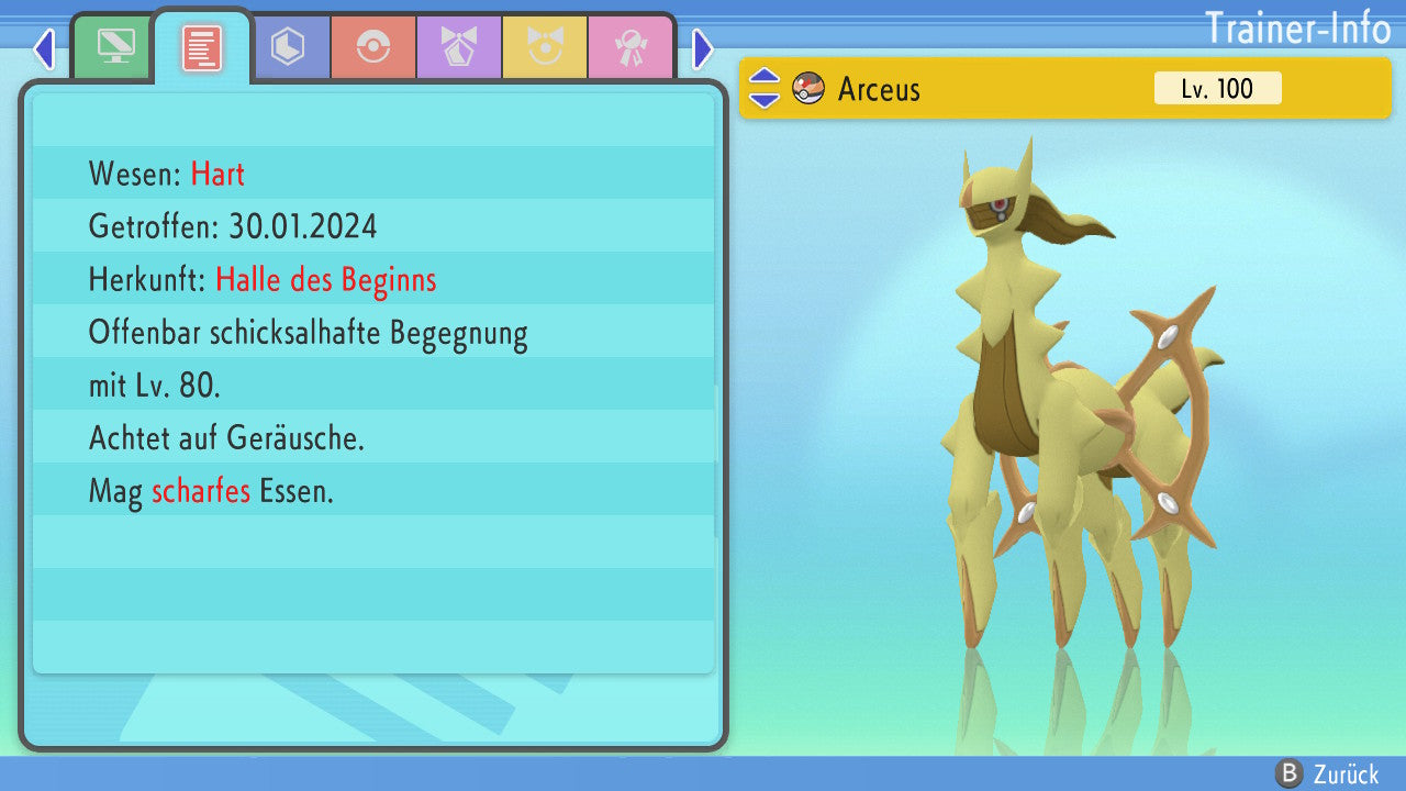 #493 Arceus Boden BDSP