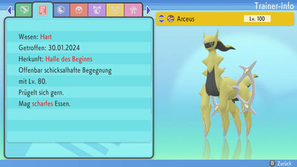 #493 Arceus Stahl BDSP