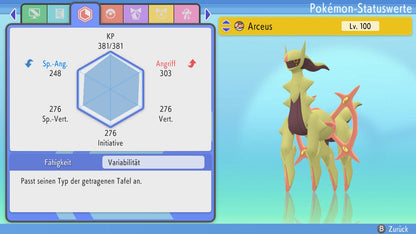 #493 Arceus Feuer BDSP