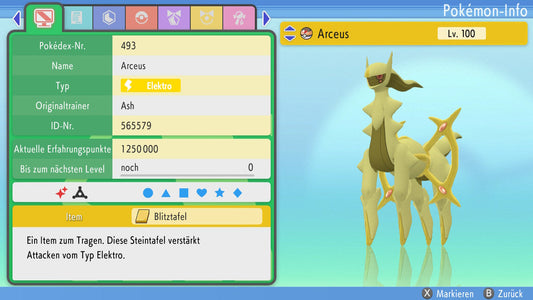 #493 Arceus Elektro BDSP