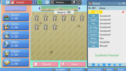 #493 Arceus Elektro BDSP