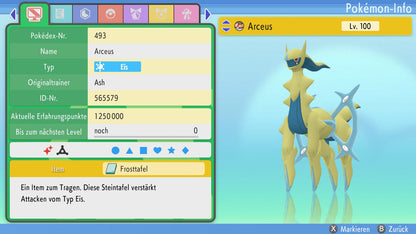 #493 Arceus Eis BDSP