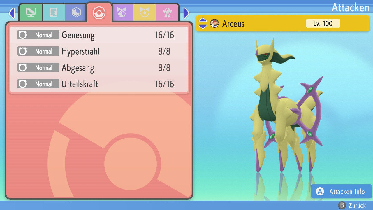 #493 Arceus Drache BDSP