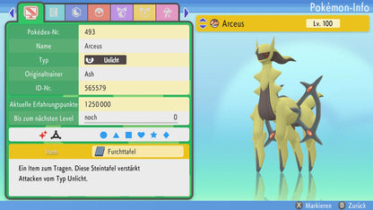 #493 Arceus Unlicht BDSP
