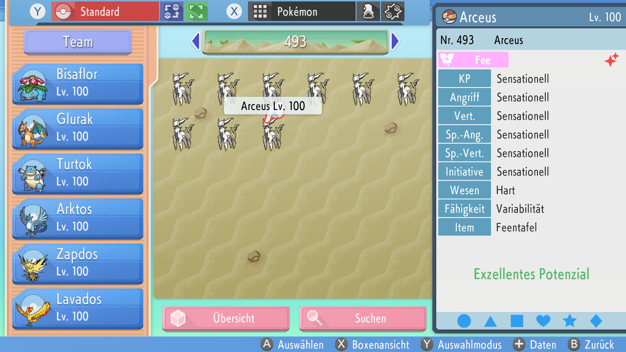 #493 Arceus Fee BDSP