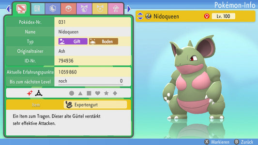#31 Nidoqueen PVP BDSP