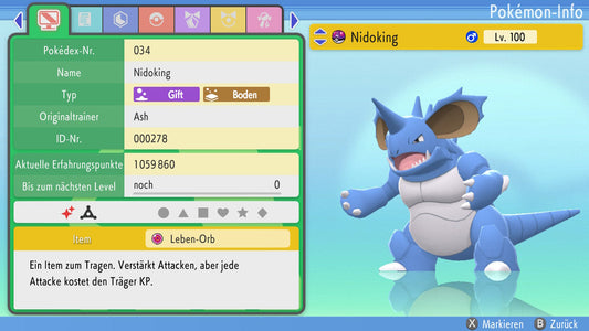 #34 Nidoking PVP BDSP