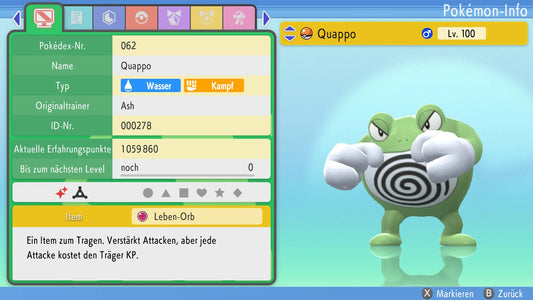 #62 Quappo PVP BDSP