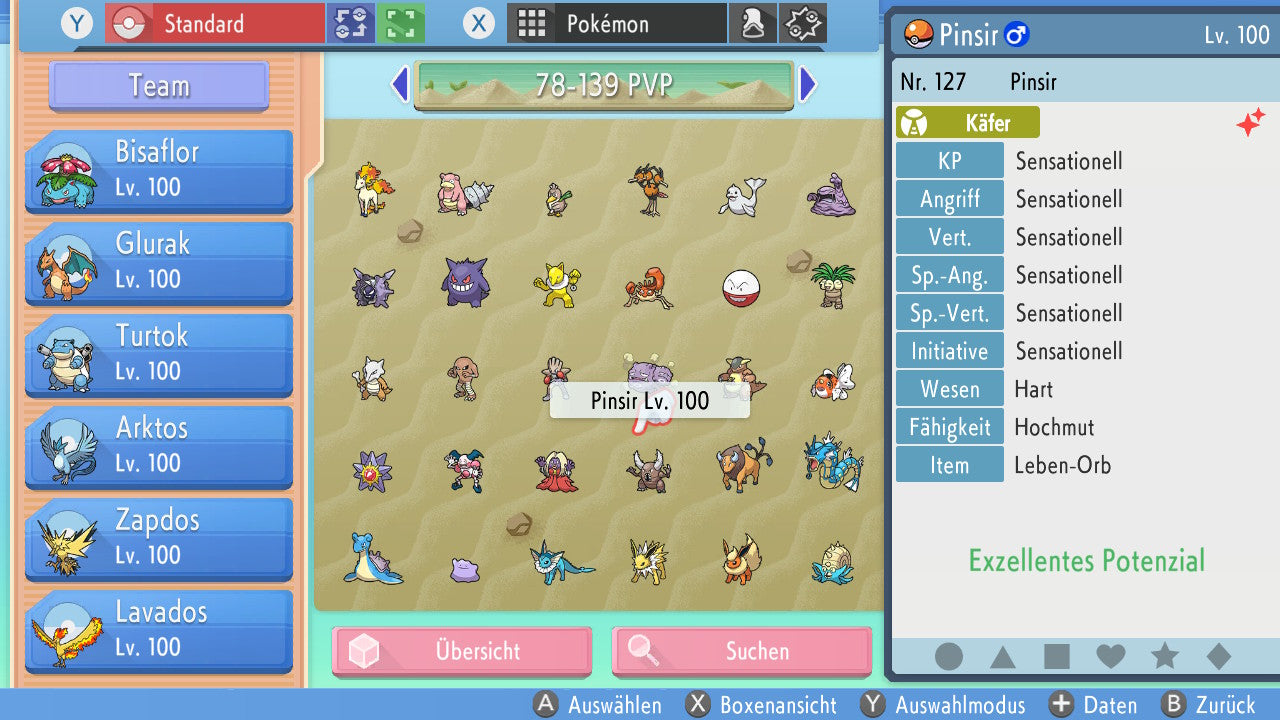 #127 Pinsir PVP BDSP
