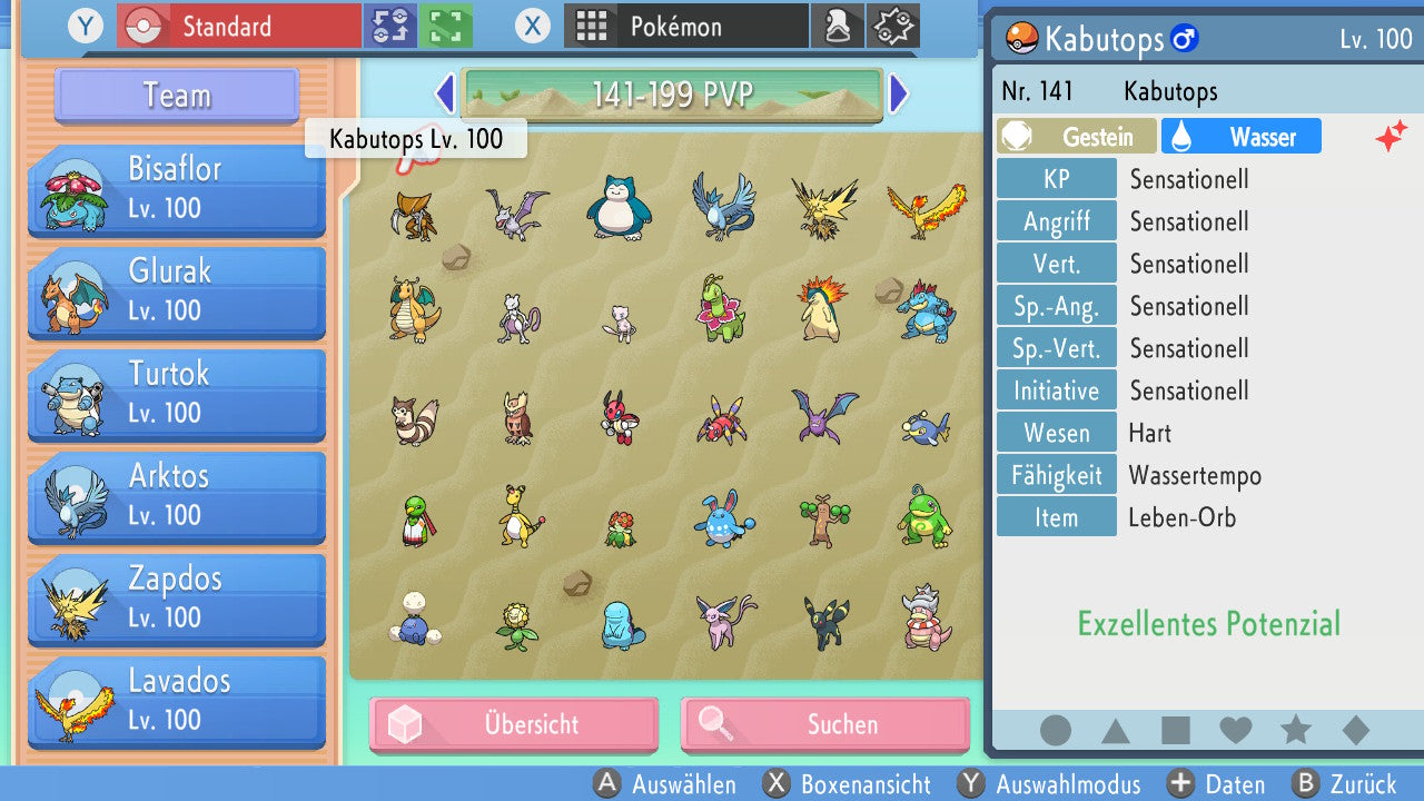 #141 Kabutops PVP BDSP