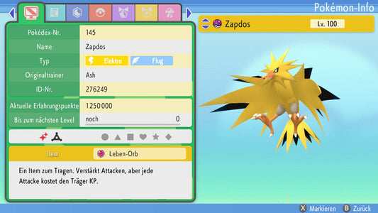#145 Zapdos PvP BDSP