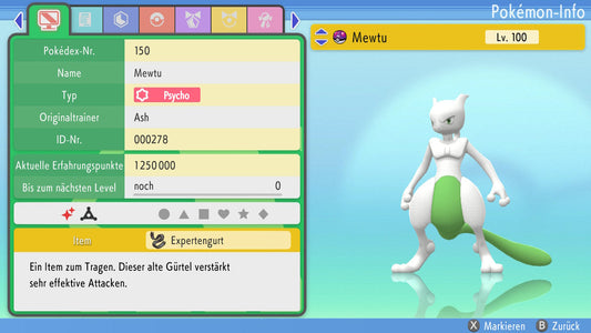 #150 Mewtu PVP BDSP