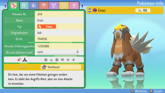 #244 Entei PVP BDSP