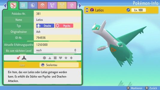 #381 Latios PVP BDSP