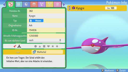 #382 Kyogre PVP BDSP