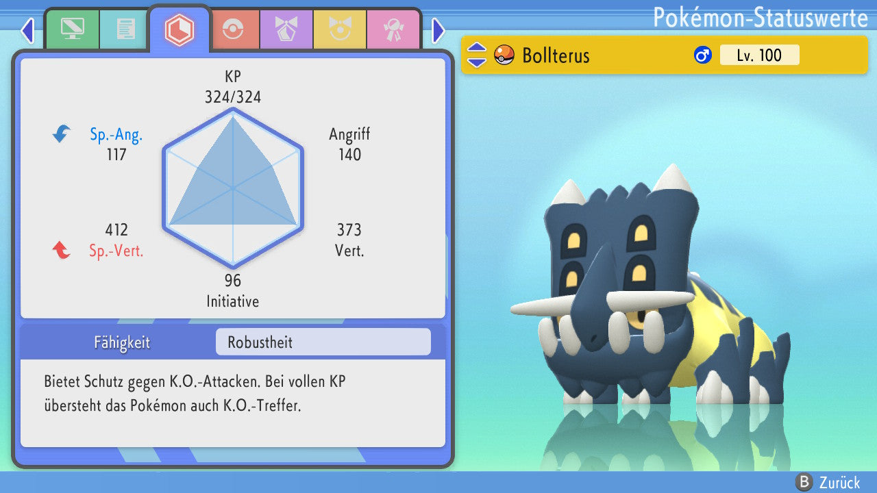 #411 Bollterus PVP BDSP