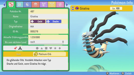 #487 Giratina Urform PVP BDSP