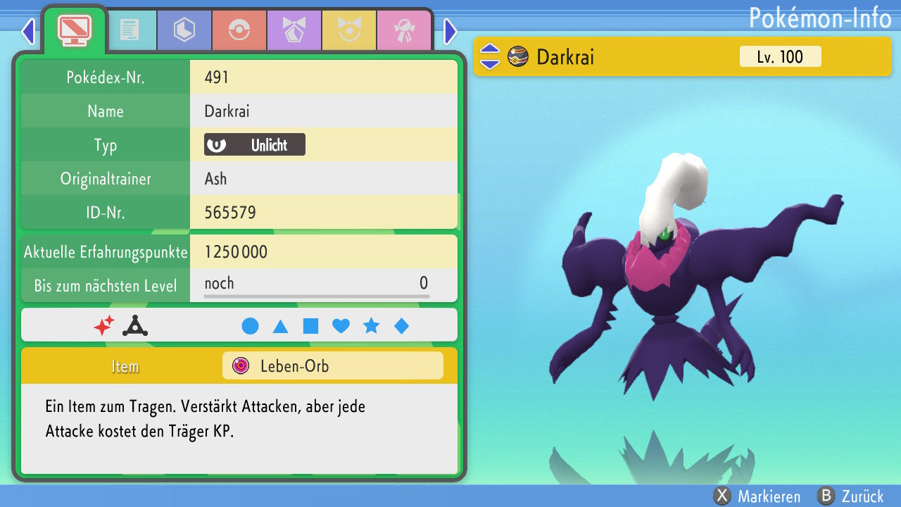 #491 Darkrai PVP BDSP