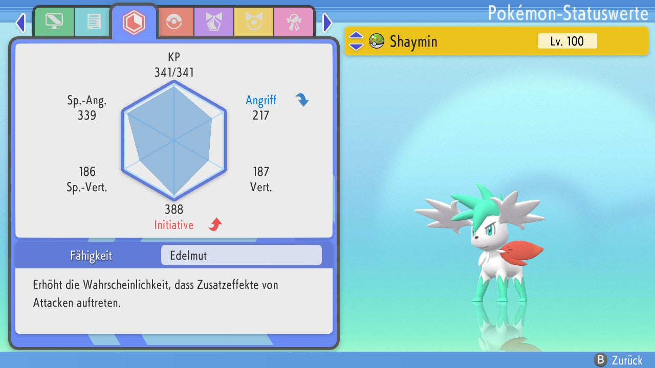 #492 Shaymin Zenitform PVP BDSP