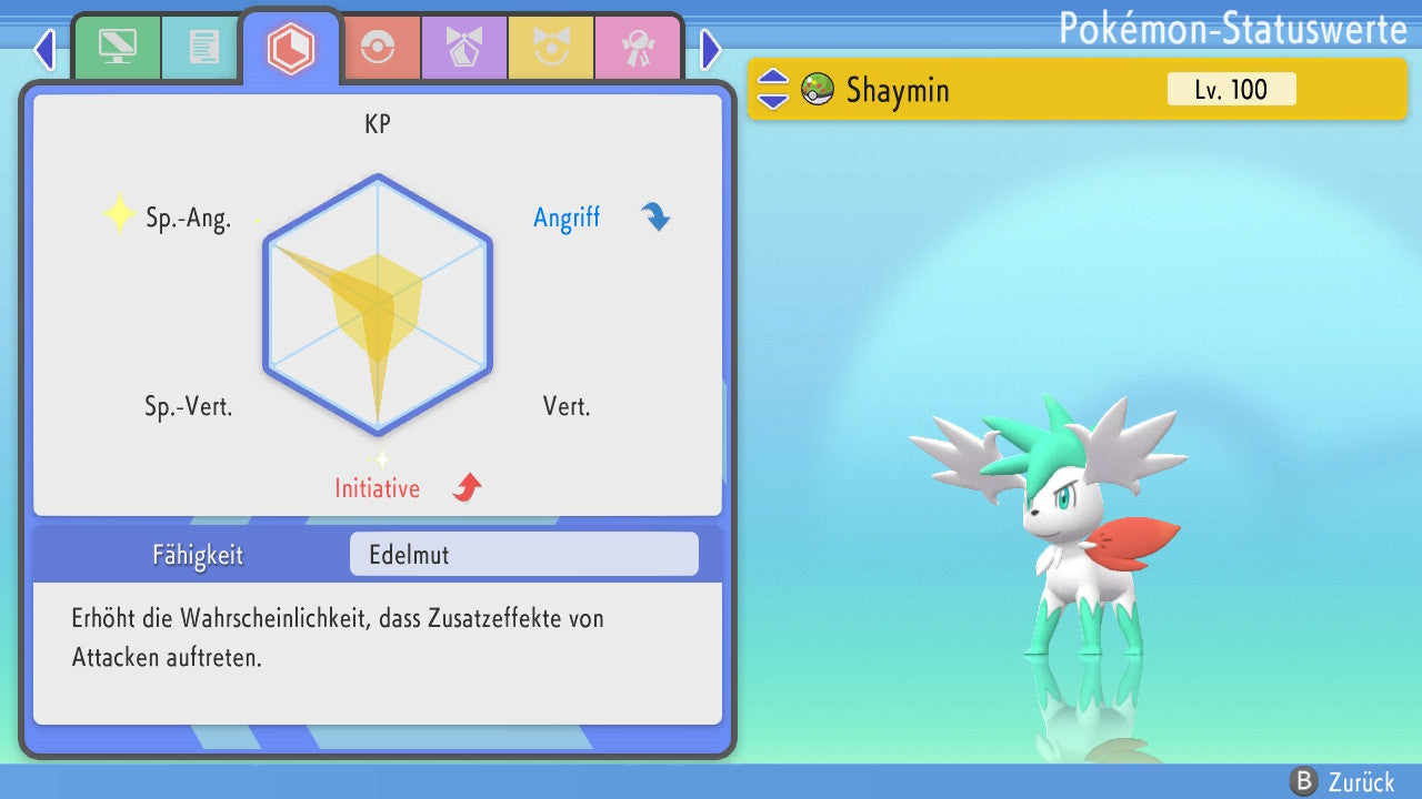 #492 Shaymin Zenitform PVP BDSP
