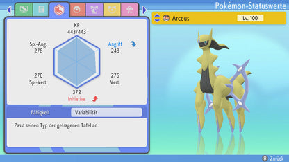 #493 Arceus Flug PVP BDSP