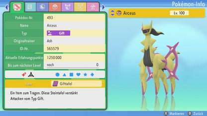 #493 Arceus Gift PVP BDSP