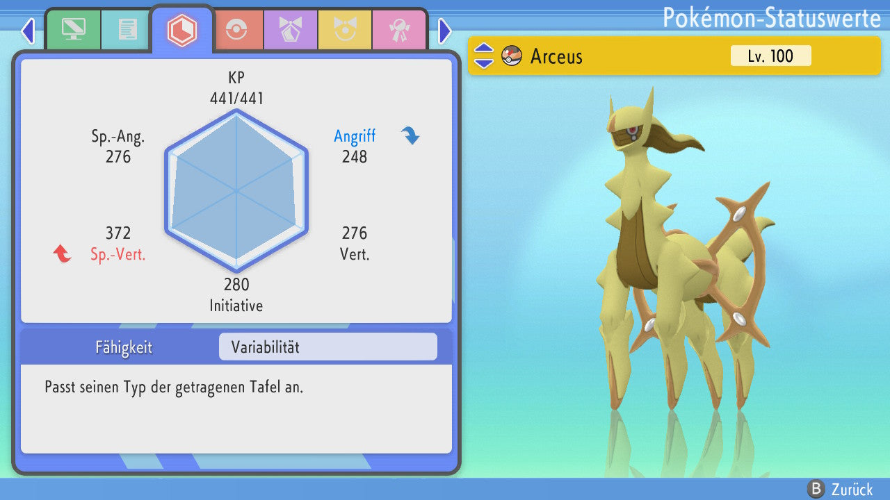 #493 Arceus Boden PVP BDSP