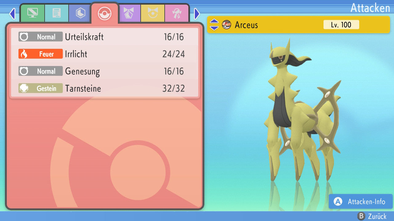 #493 Arceus Gestein PVP BDSP