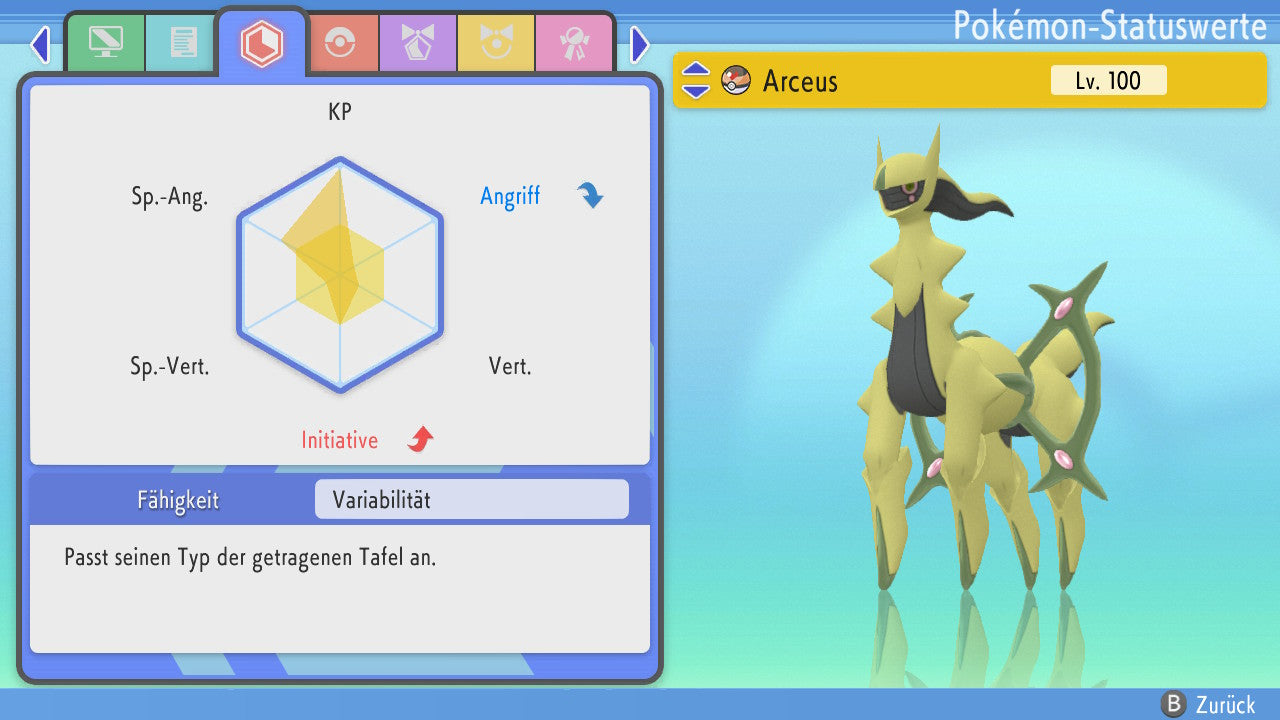 #493 Arceus Käfer PVP BDSP