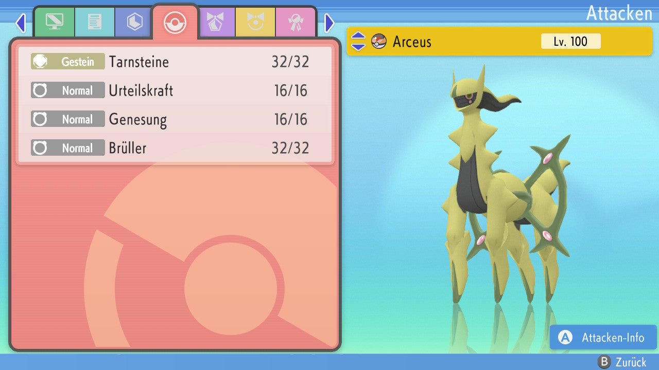 #493 Arceus Käfer PVP BDSP