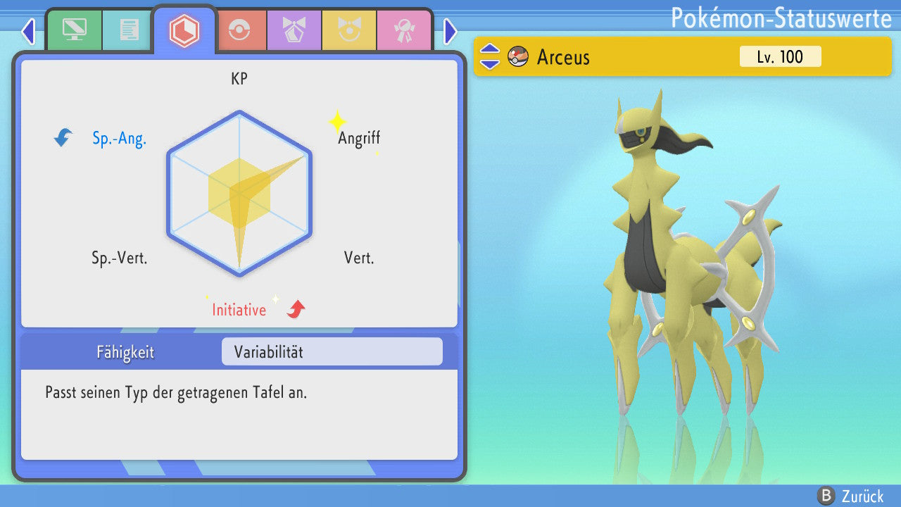 #493 Arceus Stahl PVP BDSP